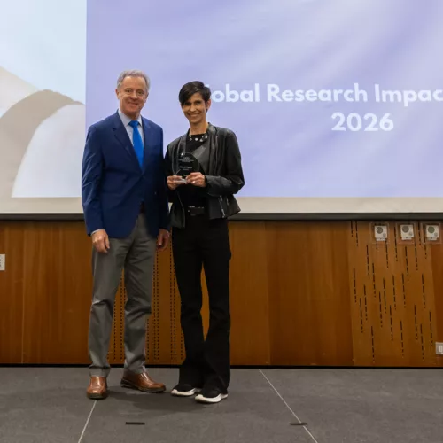 Patricia Soto-Icaza recibe Global Impact Award 2026 por el impacto internacional de su investigación